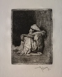 Seated Moroccan