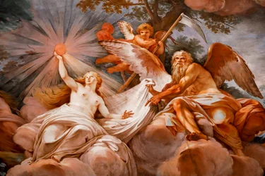 Romulus is Welcomed in Olympus by Jupiter (detail)