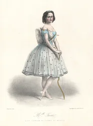 French Ballet Dancer Louise Fiocre in L