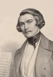 Portrait of pianist and composer Alfred Quidant