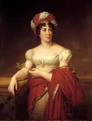 Portrait of Germaine Necker, Baroness of Stael Holstein