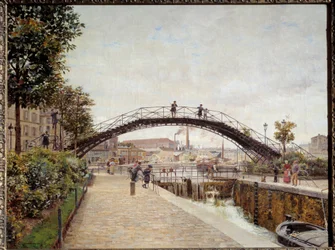 The Saint Martin Canal in Paris