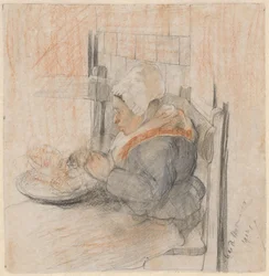 Peasant Woman at the Table