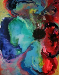Vibrant Fluid Abstract