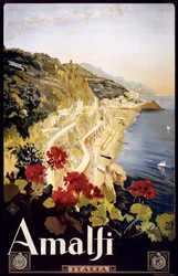 Amalfi Coast Travel Poster, c.1910