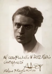 Portrait of the painter Roberto Aloy, 07/06/1921