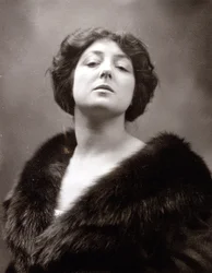 Half-length portrait of the famous opera singer Toti Dal Monte
