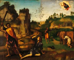 Cain killing Abel