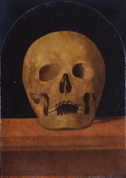 Memento Mori. The Back Side of the Triptych, 1500