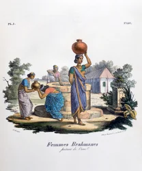 Brahmin Woman Collecting Water, 1828
