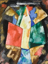 Abstraction; Blue, Yellow and Green