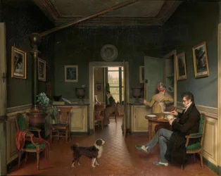 Interior of a Dining Room