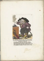 The Dwarf Blasius Rauchmantl as Alchemist, ca. 1710 (Il Callotto resurcitato oder Neu eingerichtes Zwerchen Cabinet)