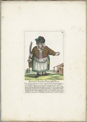 The dwarf Gertraud Knörtzlin, ca. 1710