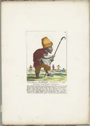 The Merry Dwarf Mathias Flecksippl, ca. 1710 (Il Callotto Resurcitato)