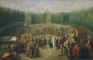 Laying Foundation Stone of Temple of Concordia in Laxenburg