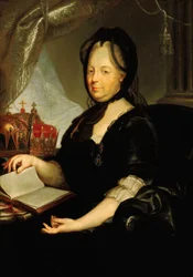 Portrait of Catherine II in Mourning