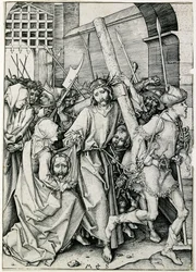 Christ carrying the cross, late 15th century