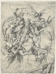 St. Anthony tormented by the Devils, 1400s