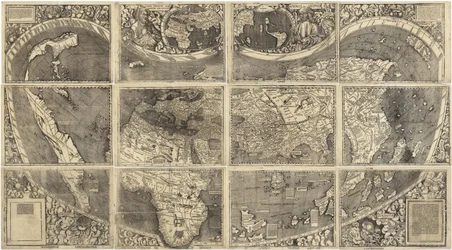 World Map Universalis Cosmographia, 1507