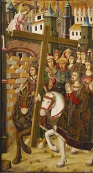 Saint Helene and Emperor Heraclius with the Holy Cross in Front of the Gates of Jerusalem