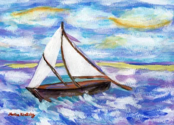 The Fishing Boat (Homage to Vincent van Gogh)