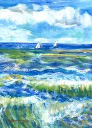 Saintes-Maries-de-la-Mer (Homage to Vincent van Gogh)
