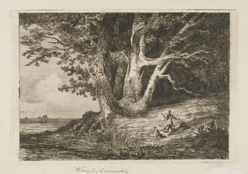 Two Hunters by the Waterside