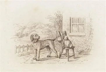 Illustration of "Fifty Fables for Children" by Hey