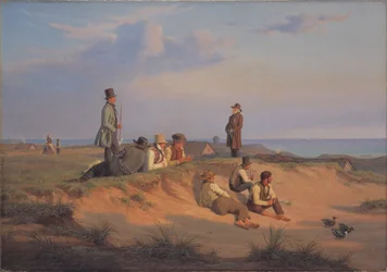 Men of Skagen on a Summer Evening in Good Weather