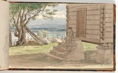 Scene with Mountain Hut
