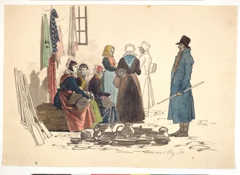 Scene from the Market Square in Thisted