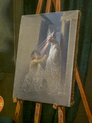 The Painter Christian August Lorentzen (detail)