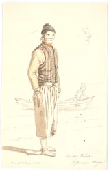 Anders Kruse. Fisherman at Skagen