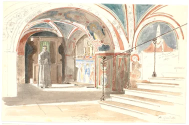 The Interior of the Chapel in the Monastery of S. Benedetto in Subiaco