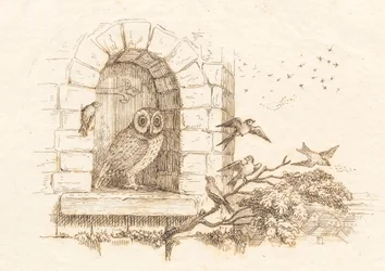 Illustration for "Fifty Fables for Children" by Hey