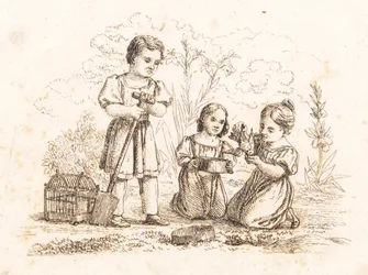 Illustration for "Fifty Fables for Children" by Hey