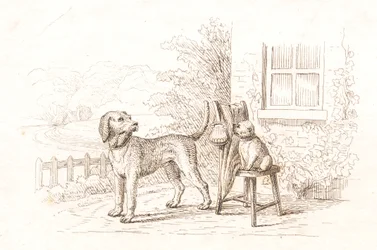 Illustration for "Fifty Fables for Children" by Hey