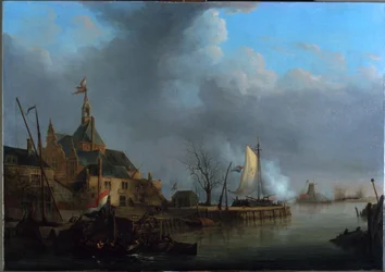 The Bombardment of Dordrecht by the French on November 24, 1813