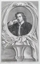 Thomas Otway, engraved by Jacobus Houbraken