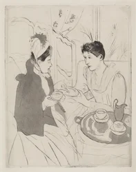 Afternoon Tea Party, 1890-1891