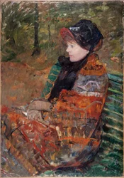 Autumn. Portrait of Lydia Cassatt, 1880