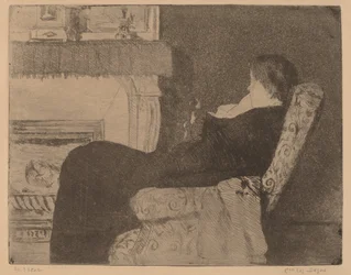 Before the Fireplace (No. 1)