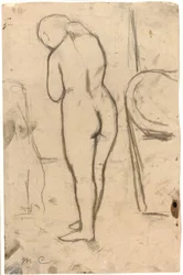 Drawing for Standing Nude