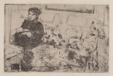 Interior: On the Sofa, c. 1883