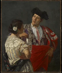 Offering the Panal to the Bullfighter