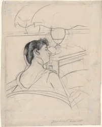 Woman and Lamp