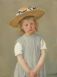 Child in a Straw Hat, c.1886