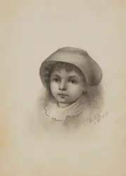 Untitled (Head of a Child with Hat)