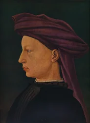 Profile Portrait of a Young Man